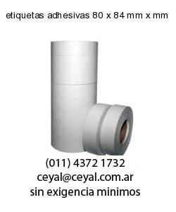 etiquetas adhesivas 80 x 84 mm x mm