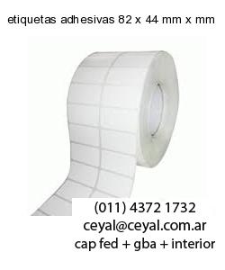 etiquetas adhesivas 82 x 44 mm x mm