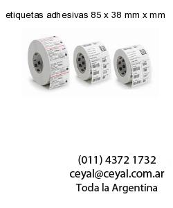 etiquetas adhesivas 85 x 38 mm x mm