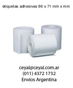 etiquetas adhesivas 86 x 71 mm x mm