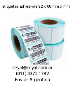 etiquetas adhesivas 92 x 68 mm x mm