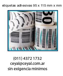 etiquetas adhesivas 95 x 115 mm x mm