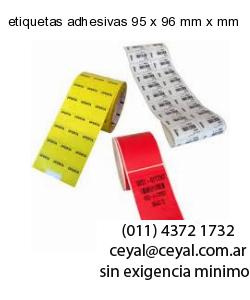 etiquetas adhesivas 95 x 96 mm x mm