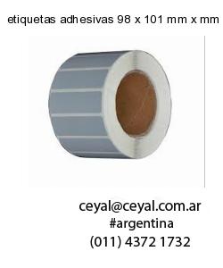 etiquetas adhesivas 98 x 101 mm x mm