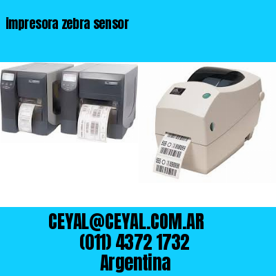 impresora zebra sensor