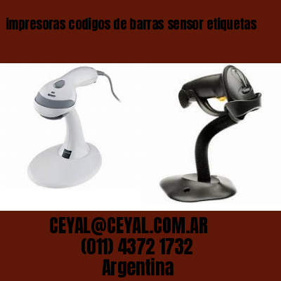 impresoras codigos de barras sensor etiquetas
