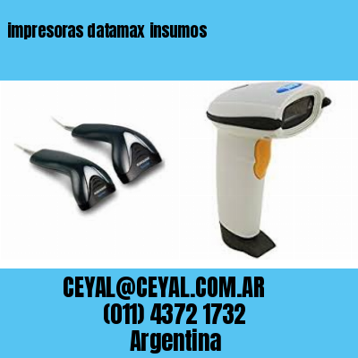 impresoras datamax insumos