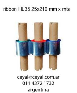 ribbon HL35 25x210 mm x mts