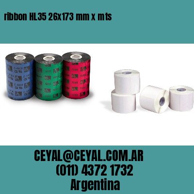 ribbon HL35 26×173 mm x mts