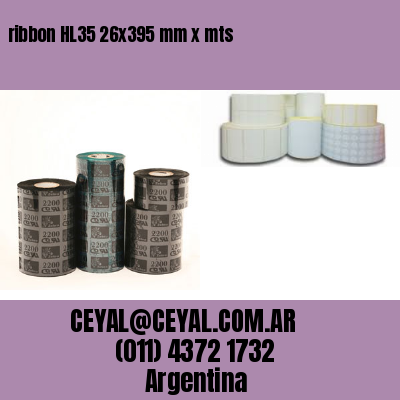 ribbon HL35 26×395 mm x mts