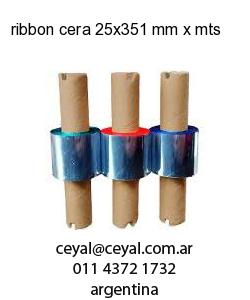 ribbon cera 25x351 mm x mts