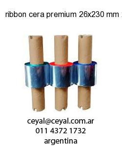 ribbon cera premium 26x230 mm x mts