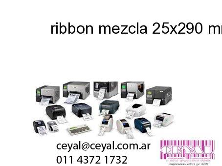 ribbon mezcla 25x290 mm x mts