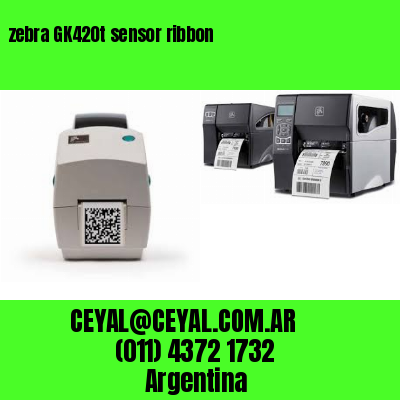 zebra GK420t sensor ribbon