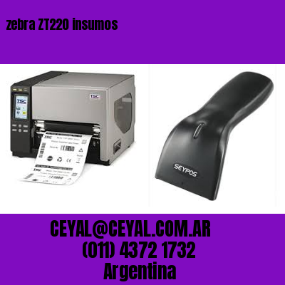 zebra ZT220 insumos