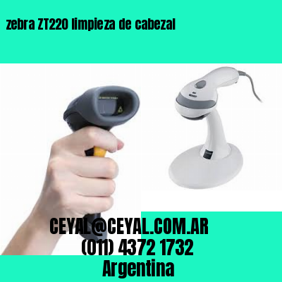 zebra ZT220 limpieza de cabezal