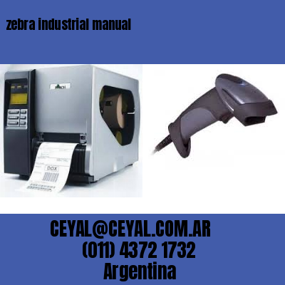 zebra industrial manual