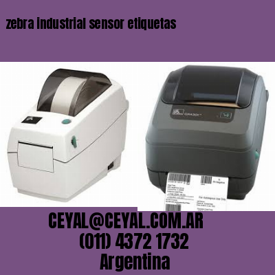 zebra industrial sensor etiquetas