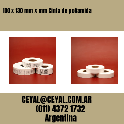 100 x 130 mm x mm Cinta de poliamida