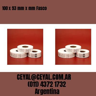 100 x 93 mm x mm Fasco