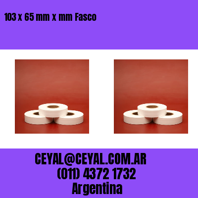 103 x 65 mm x mm Fasco