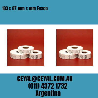 103 x 87 mm x mm Fasco