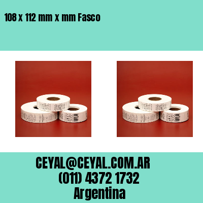 108 x 112 mm x mm Fasco
