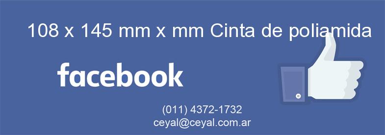 108 x 145 mm x mm Cinta de poliamida