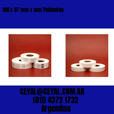 108 x 97 mm x mm Poliamida