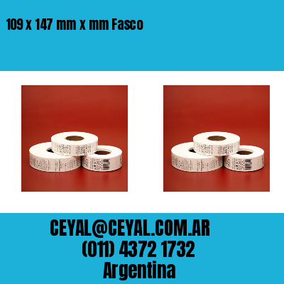 109 x 147 mm x mm Fasco