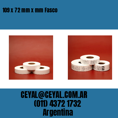 109 x 72 mm x mm Fasco