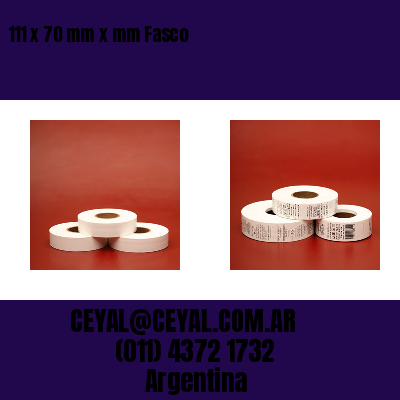 111 x 70 mm x mm Fasco