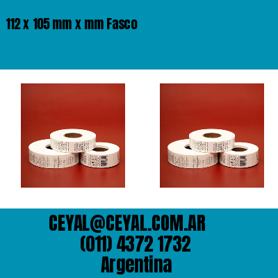 112 x 105 mm x mm Fasco