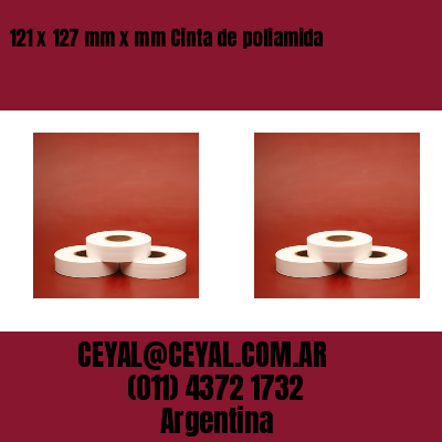 121 x 127 mm x mm Cinta de poliamida