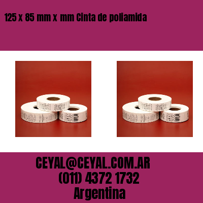 125 x 85 mm x mm Cinta de poliamida