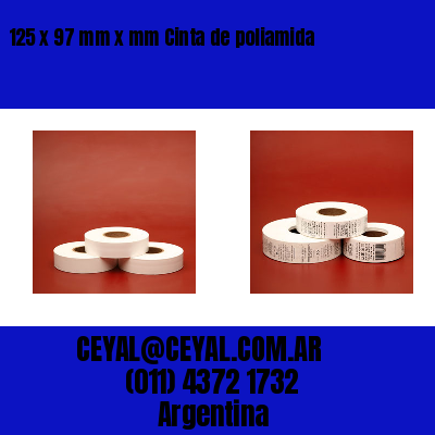 125 x 97 mm x mm Cinta de poliamida