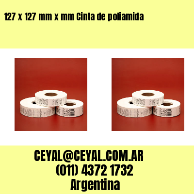 127 x 127 mm x mm Cinta de poliamida
