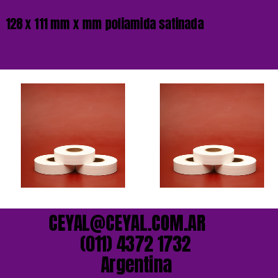 128 x 111 mm x mm poliamida satinada