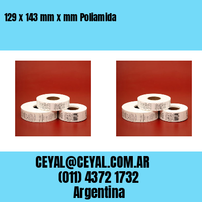 129 x 143 mm x mm Poliamida