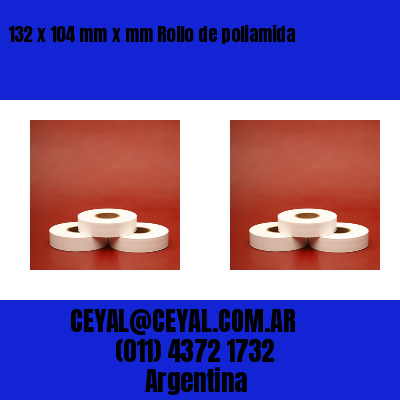 132 x 104 mm x mm Rollo de poliamida
