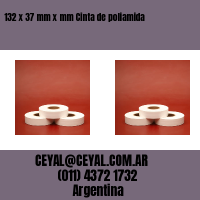 132 x 37 mm x mm Cinta de poliamida