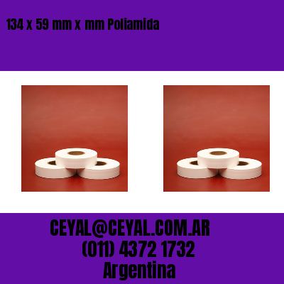 134 x 59 mm x mm Poliamida