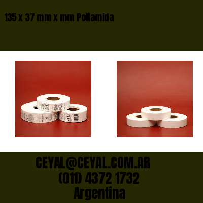 135 x 37 mm x mm Poliamida