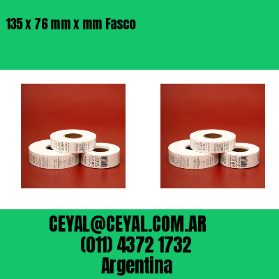 135 x 76 mm x mm Fasco