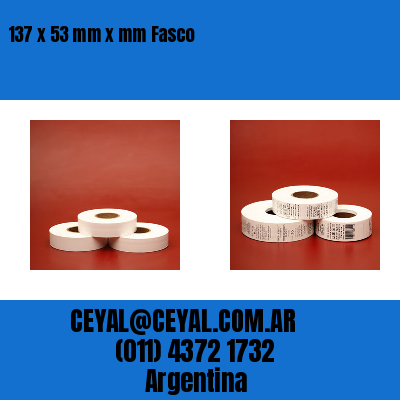137 x 53 mm x mm Fasco