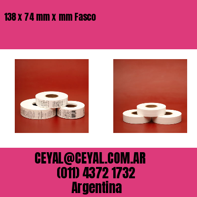 138 x 74 mm x mm Fasco