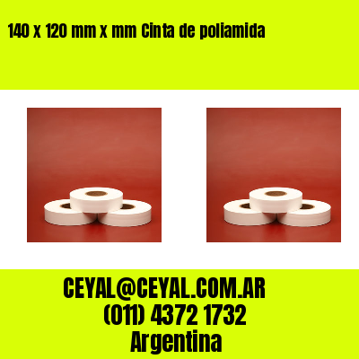 140 x 120 mm x mm Cinta de poliamida