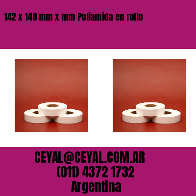 142 x 148 mm x mm Poliamida en rollo