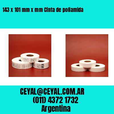 143 x 101 mm x mm Cinta de poliamida