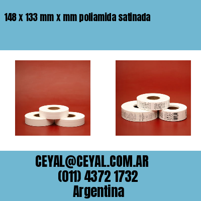 148 x 133 mm x mm poliamida satinada